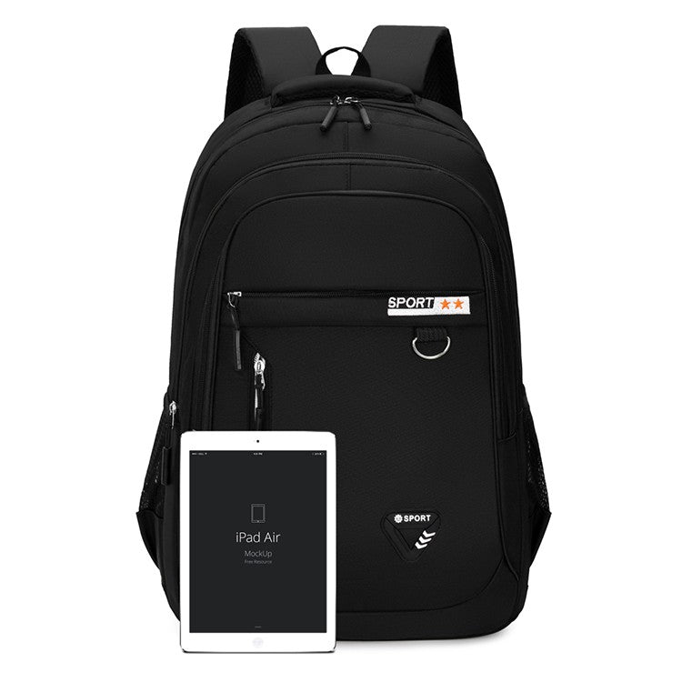 Men's backpack - large capacity, adjustable shoulder straps, multiple compartments, suitable for school, travel, and work, casua