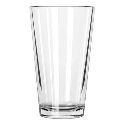 Pacote com 4 Copos de Pint de Vidro Transparente de 470ml Copos Duráveis Empilháveis para Cerveja, Leite, Água Uso Diário