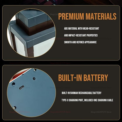 16 Color Wall Mounted Night Light with Remote Rechargeable LED Bedside Lantern Pixel Lantern Mood Light for Kids Bedroom Living