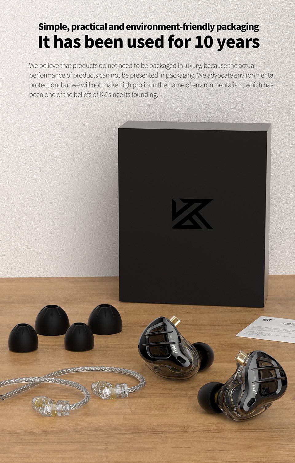 KZ ZAR HiFi Wired Earphone In Ear Monitor Earbuds Hybrid Technology 7BA+1DD IEM Headset With Microphone Bass Phone Headphones
