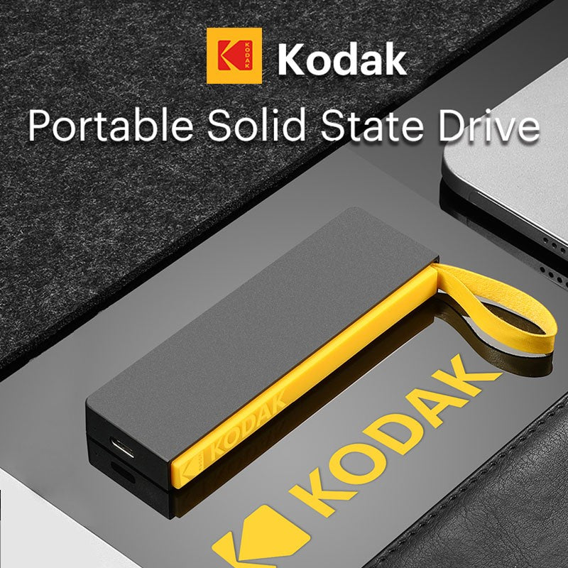 kodak SSD Externo 2tb 1tb 1000Mb/s 500Mb/s Disco SSD Externo Portátil 256gb Para Laptops Smartphone