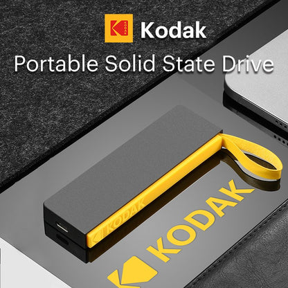 kodak SSD Externo 2tb 1tb 1000Mb/s 500Mb/s Disco SSD Externo Portátil 256gb Para Laptops Smartphone