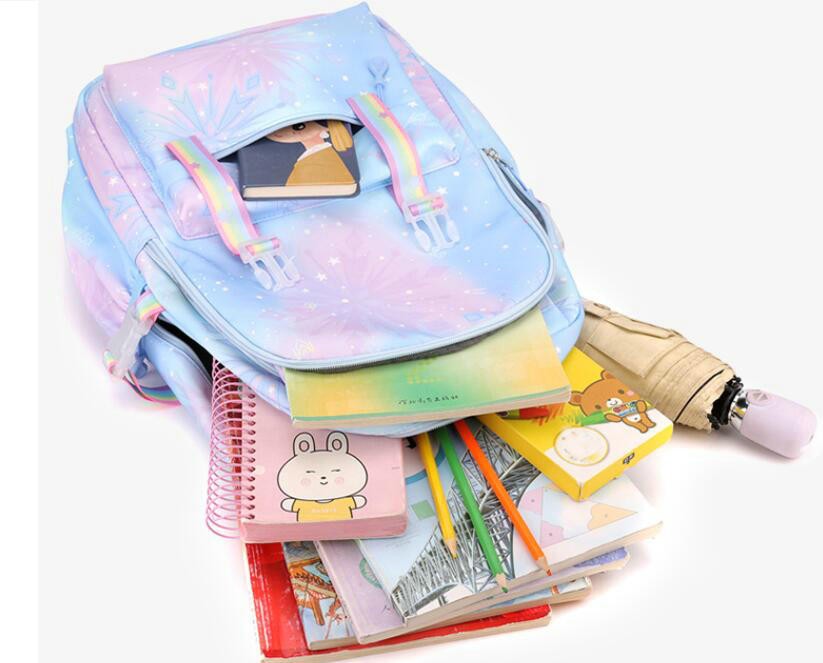 Cartoon Lilo Stitch Printed Backpack Teenger Girl Boy Schoolbag Kawaii Student Children Schoolbag Laptop Bookbag Travel Bag