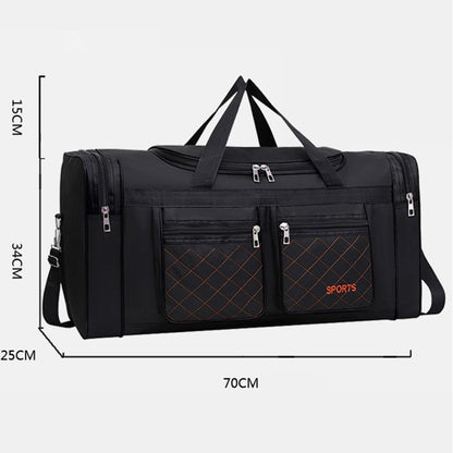 Men Nylon Travel Duffel Bag Large Capacity Handbag Portable Outdoor Carry Luggage Convenient Practical Male's Weekend Gym Bag