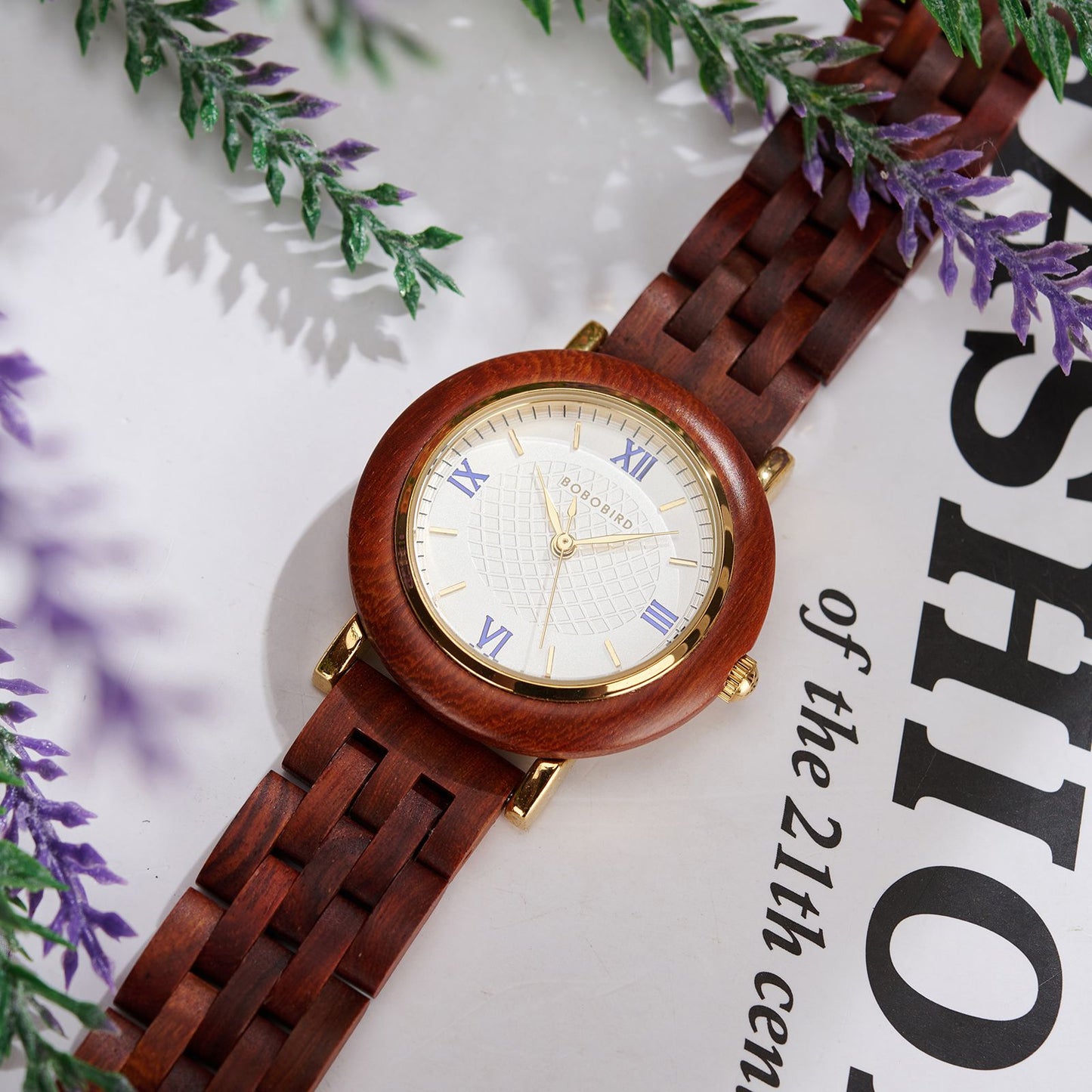 BOBO BIRD Women’s Custom Wooden Watch – Eco-Friendly Personalized Gift Quartz Wristwatch with Engraving Option Dropshipping