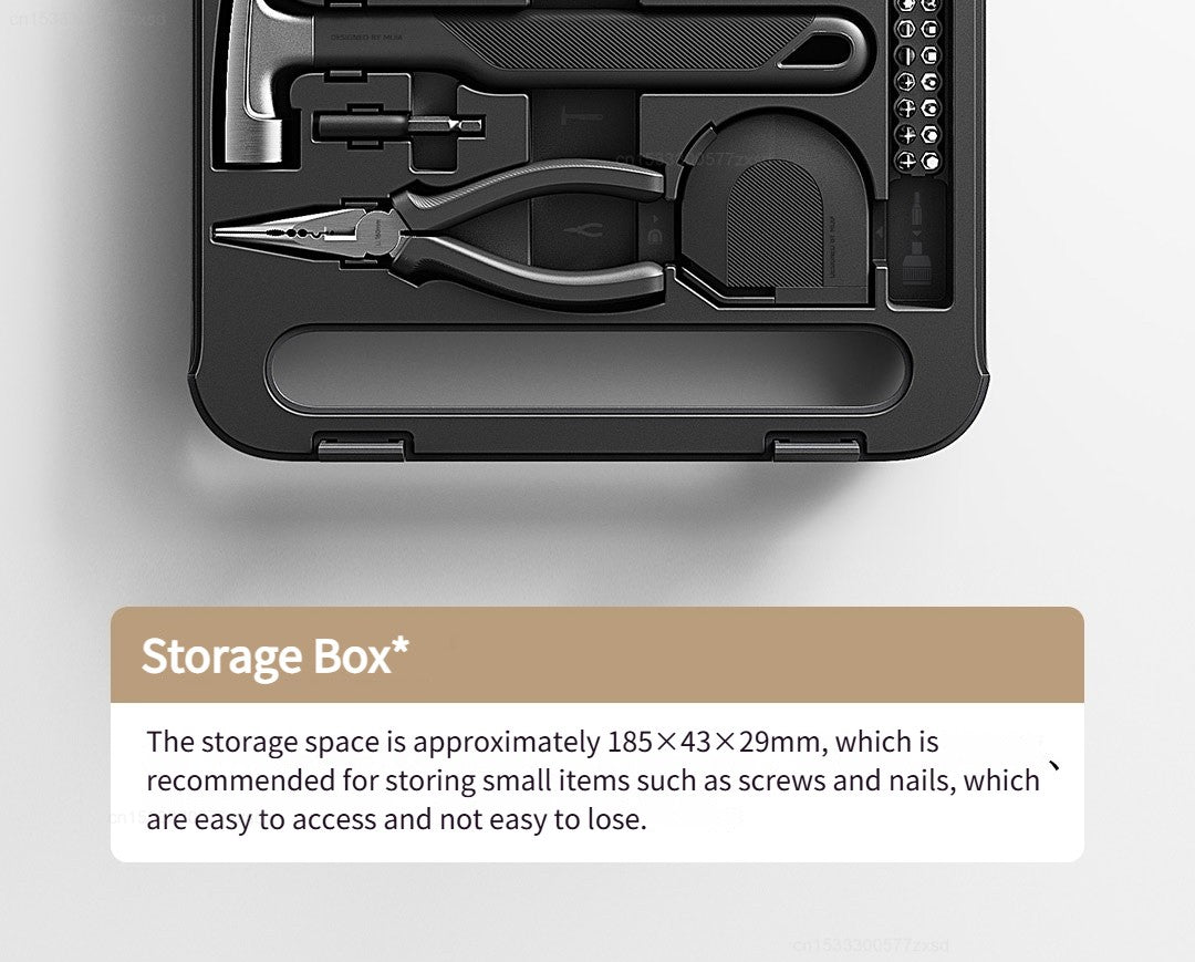 Xiaomi Mijia Power Tool Combo Kits Electric Screwdriver Self-lock Tape Measure Pliers Wrench Home Household DIY Hand Tool Kits