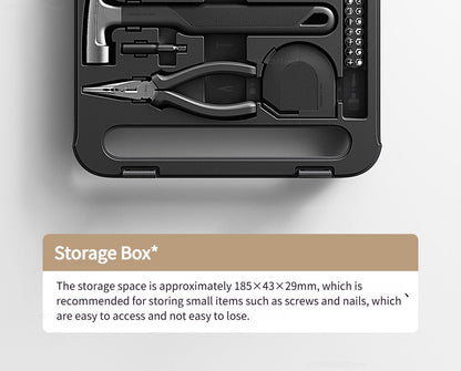 Xiaomi Mijia Power Tool Combo Kits Electric Screwdriver Self-lock Tape Measure Pliers Wrench Home Household DIY Hand Tool Kits