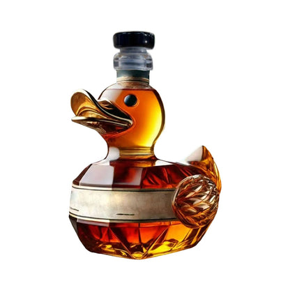 Suportes para Vinho de Cozinha Pato Engraçado Garrafa 10 oz Copos de Uísque Gravados Copos para Homens Copos de Degustação Mini Pato Criativo