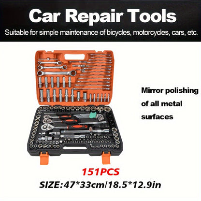 Kit de Ferramentas para Reparação de Carros em Aço Inoxidável para Motocicletas Off-Road - Acessórios Completos para Manutenção Automotiva