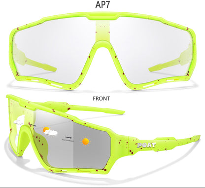 POAT Brand New Style Photochromic Sunglasses Sports Men Women MTB Bike Bicycle Eyewear Cycling Fishing Running Glasses
