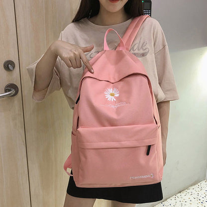 Mochila Infantil Estampa Margarida Pequena Mochila Escolar Infantil Mochila de Viagem Organizador de Roupas Mini Mochilas de Lona Unissex