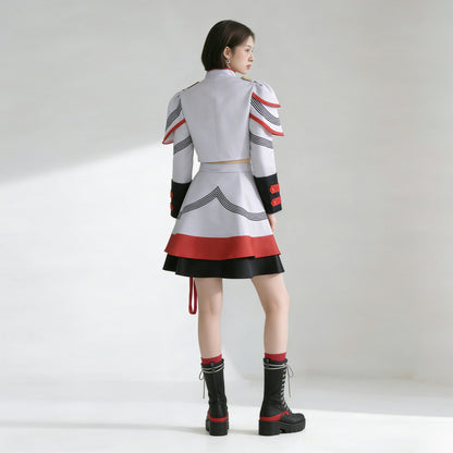 Anime Wholesale Kasane Teto Cosplay Costume Anime Vtuber Cosplay Dress Halloween Party Women Performance Suit for Kasane Teto