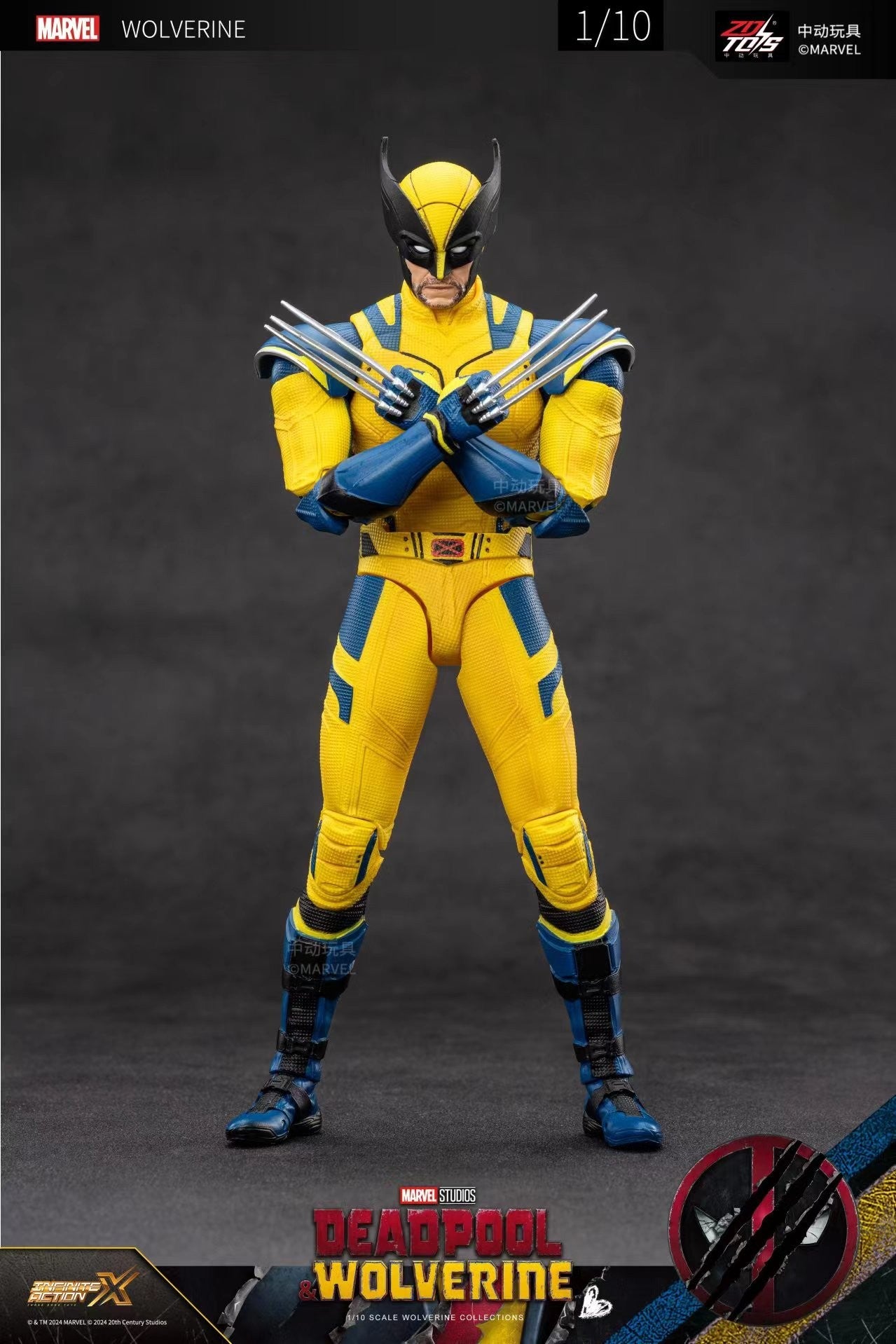 2024 Deadpool e Wolverine Bonecos de Ação Versão Filme Série ZD Toys Coleções Bonecos de Ação Adulto Presente Infantil