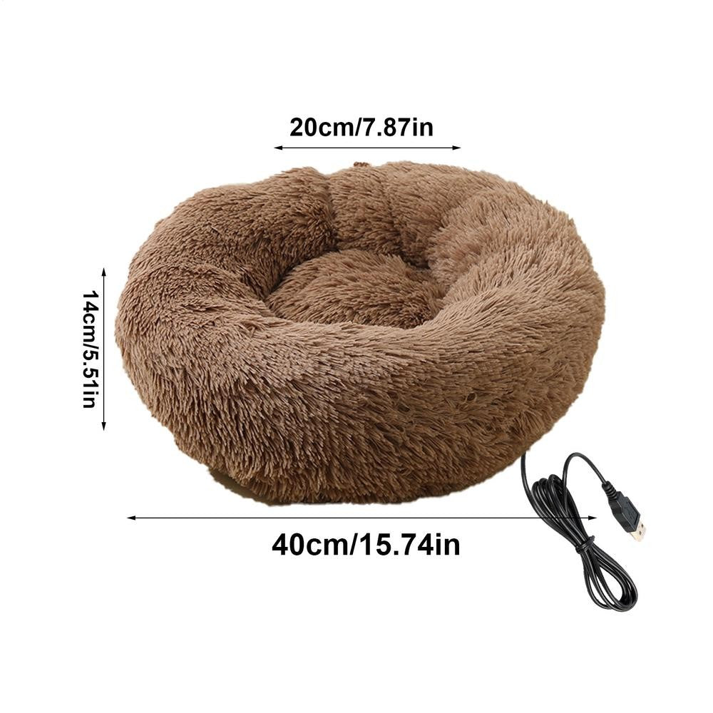 Cama Elétrica Aquecida para Cães, Almofadas de Aquecimento Macias e Confortáveis para Animais de Estimação, Carregamento USB, Tapete para Gatos, Inverno, Quente, Interior, Cama para Animais de Estimação, Almofadas de Aquecimento para Animais de Estimação