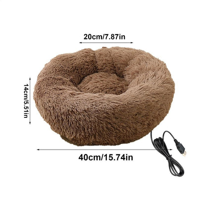Cama Elétrica Aquecida para Cães, Almofadas de Aquecimento Macias e Confortáveis para Animais de Estimação, Carregamento USB, Tapete para Gatos, Inverno, Quente, Interior, Cama para Animais de Estimação, Almofadas de Aquecimento para Animais de Estimação