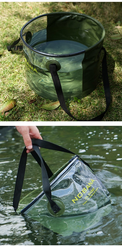 Camping Portable Folding Water Bucket 20L/30L Large Capacity Telescopic Container for Camping, Hiking, Fishing