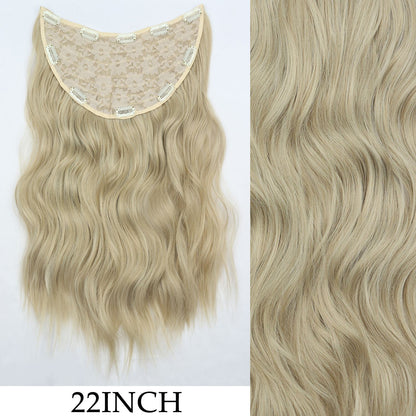 7 peças/conjunto de aplique de cabelo com 16 grampos, preto, longo e liso, cabelo natural, aplique de cabelo ombre, fibra resistente ao calor para penteado feminino