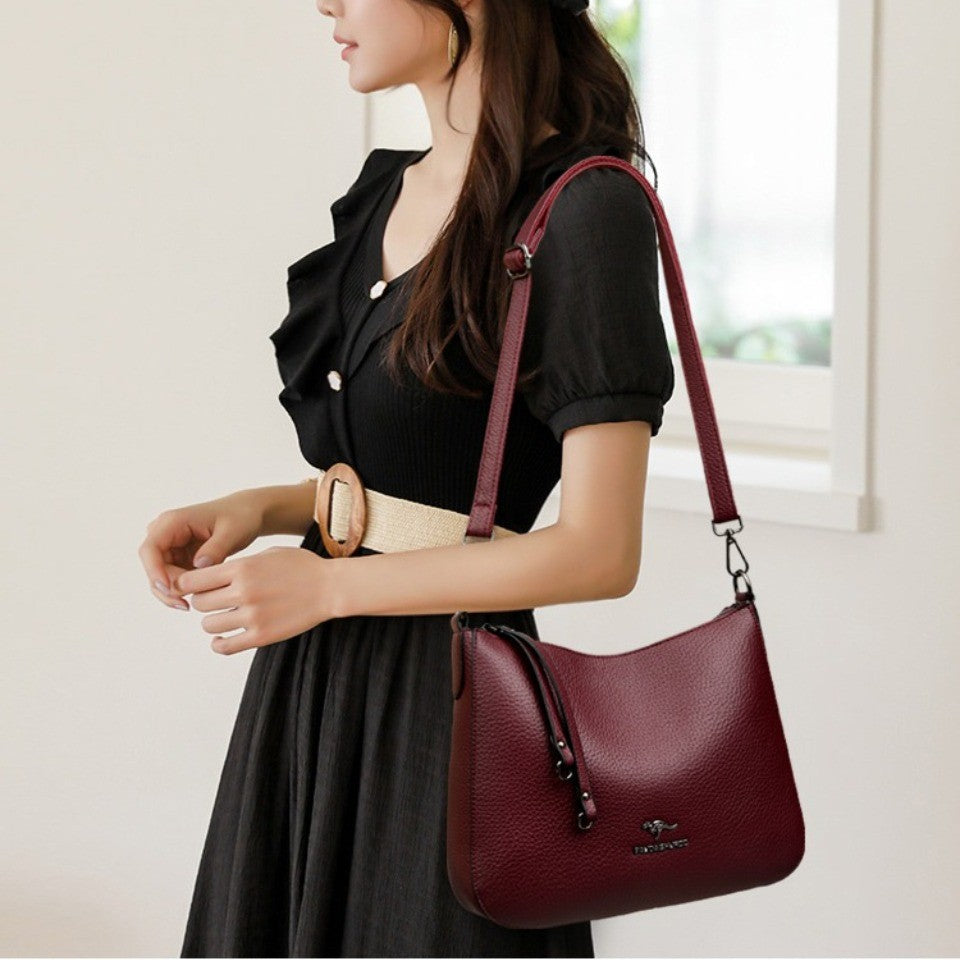 Genuine Brand Top Quality Pu Leather Shoulder Crossbody Sac Luxury Women Bags Handbags Designer Casual Female Messenger Bag 2025