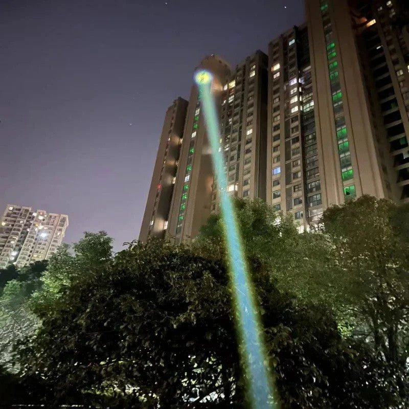 Super Bright Flashlight 10000000LM Torch High Power LED Flashlights Zoomable Lantern Rechargeable Lamp Magnet Tactical Lantern