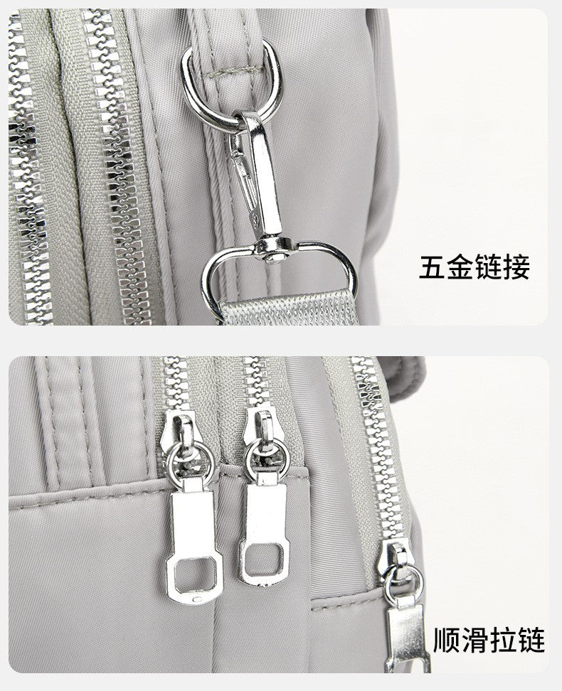 Small Canvas Women's Crossbody Bag Fashionable High-End Shoulder Handbag Large Capacity Space for Stylish Storage