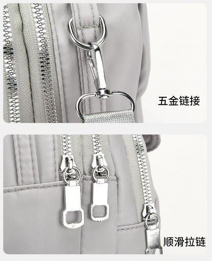 Small Canvas Women's Crossbody Bag Fashionable High-End Shoulder Handbag Large Capacity Space for Stylish Storage