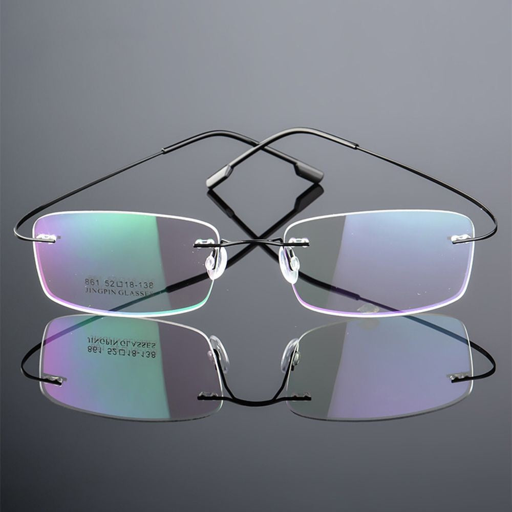 Ultralight TR90 Memory Titanium Rimless Reading Glasses Men&Women Presbyopic Eyeglasses +1.0 +1.5 +2.0 to+3.5 +4.0