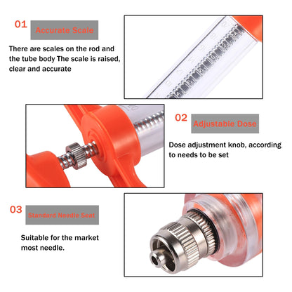Seringa de alimentação para papagaios 10/20ml com tubo reto, fácil de limpar, seringa para pintinhos, alimentador de pássaros, suprimentos para alimentação de animais de estimação
