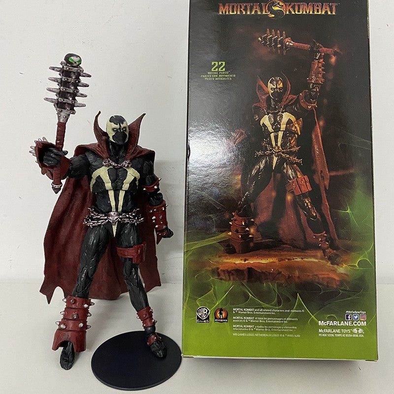 Boneco Spawn Mortal Kombat Action Figure MF Brinquedos Coleção Figurals Modelo Presente de Aniversário