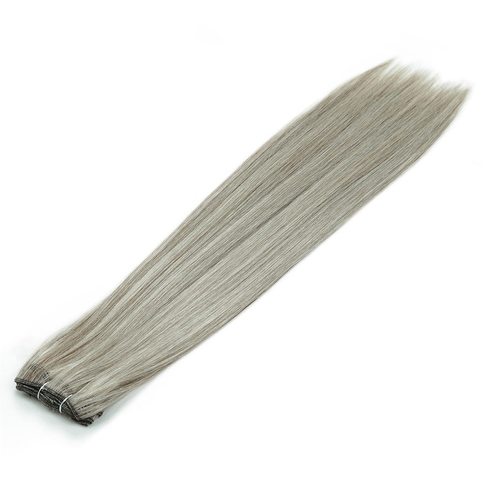 Alibaby Extensões de Cabelo Liso Ombré Tecelagem 26 Polegadas Cabelo Sintético Liso Longo Pacotes Cheios até as Pontas 150g