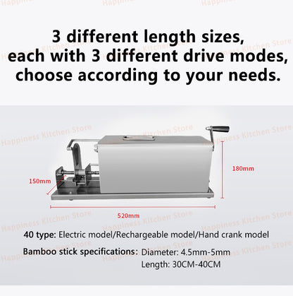 Commercial Spiral Potato Making Machine Potato Twister Automatic Stretch Potato Stick Maker Stainless Steel Food Processor