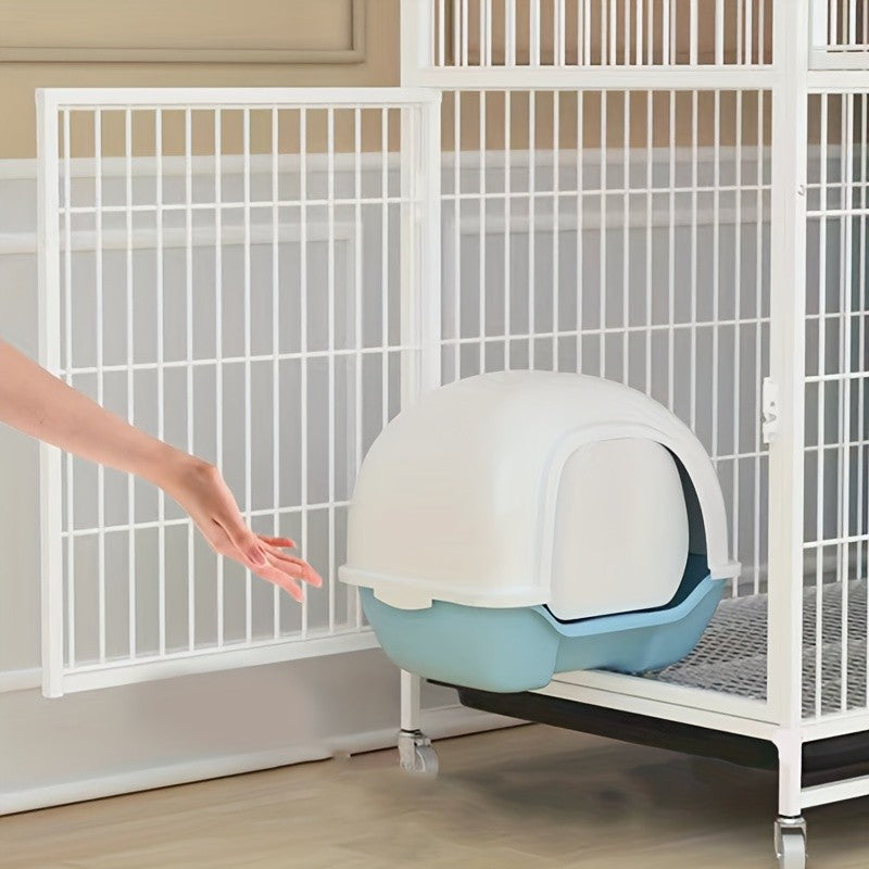 Gaiola para Cães com Tubo Quadrado Preto, Extra Grande, Espaço Livre, Casa para Gatos de Estimação, Casas Internas para Gatos de Pequeno e Médio Porte