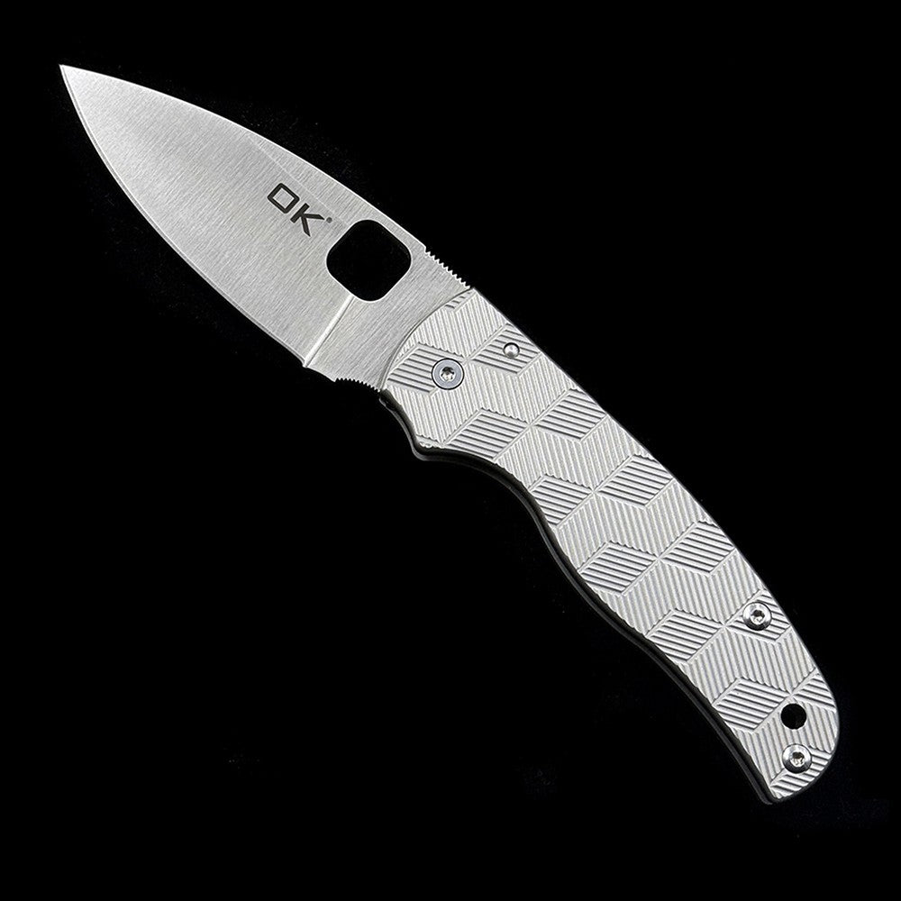 OK 229TIP Ceramic Bearing TC4 Handle %M390 Blade Knife