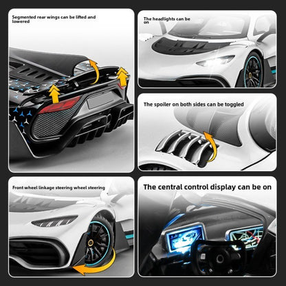 Simulation 1:18 Mercedes Benz AMG ONE Super Car Model Dieacst Toy Vehicle Collectibles Birthday Gifts Man Boy Miniature Voiture