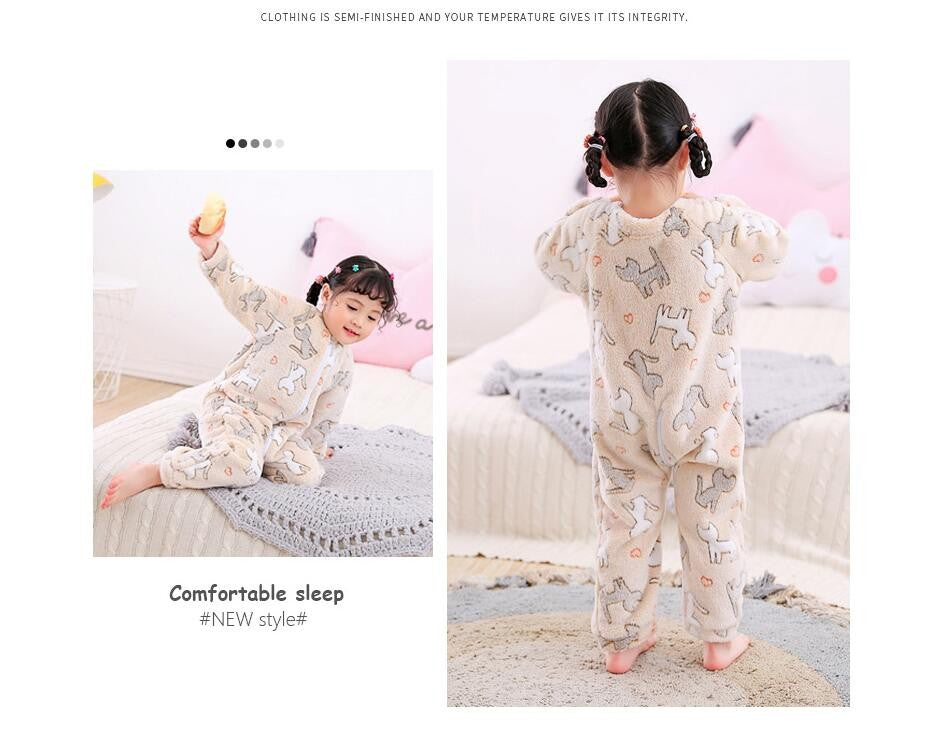 Macacões e jardineiras quentinhos para bebês meninas, macacões infantis para meninos, roupas de flanela para crianças, macacões e jardineiras de uma peça, 1-4 anos.