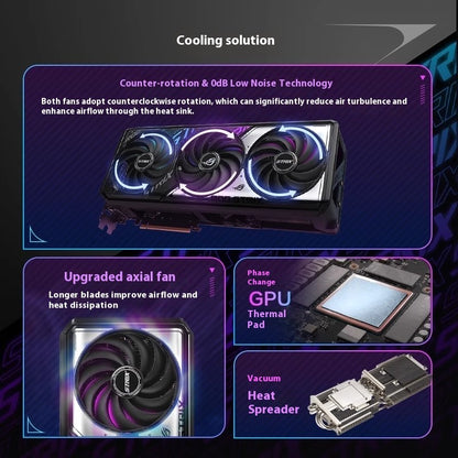 Placa de Vídeo Dedicada para Computador de Mesa de Jogos/Esports ROG Raptor TUF Esports Asus/ASUS 5070/5070Ti/16G 12G GDDR7