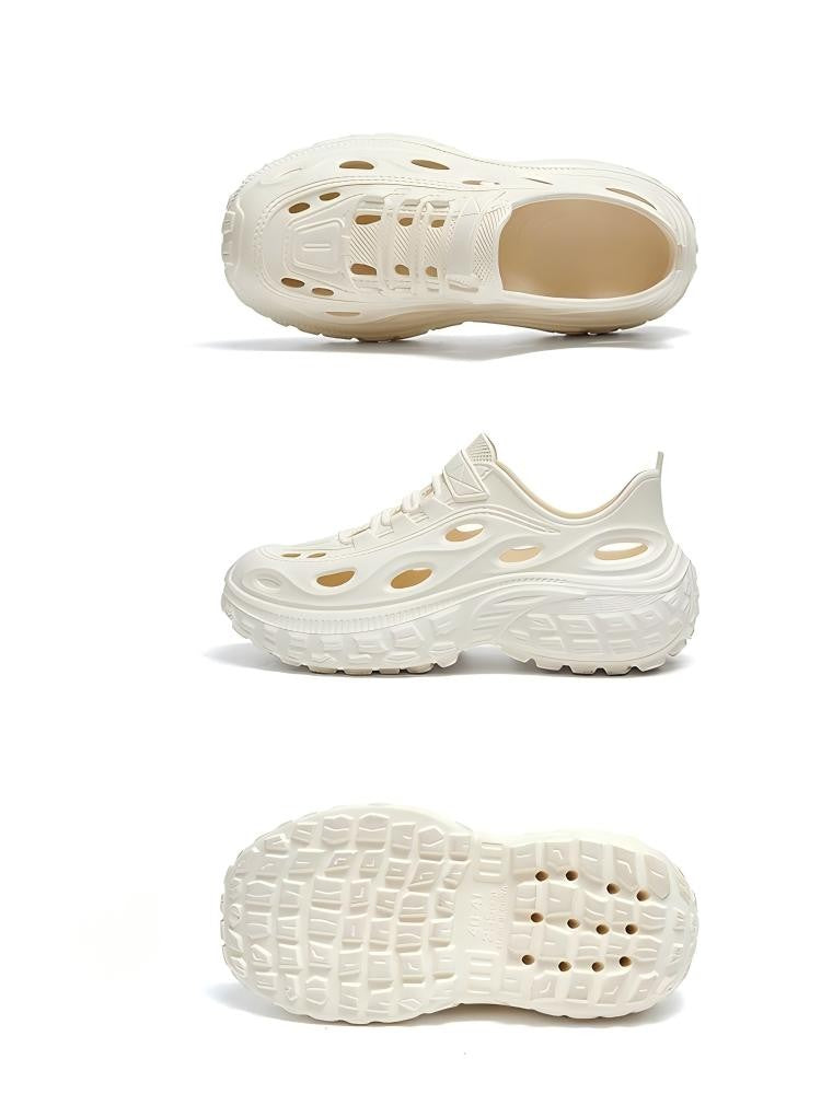 Men's Summer Clogs, Beach Shoes, Non-Slip, Anti-Odor, Baotou Women's Sports and Leisure Driving Sandals, Men's Outdoor River Tracing Shoes, Men's