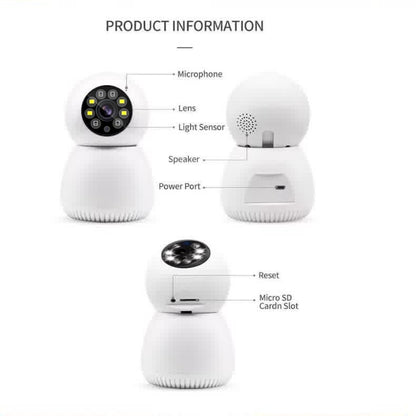 CARPBABA WIFI IP Camera 2MP YOOSEE ICSEE V380Pro YIIOT Surveillance Color Night Vision Security Protection Wireless Smart Home