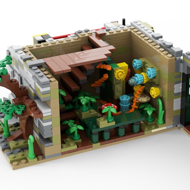 Loja Pós-Apocalíptica de 3444 Peças, Inspirada em The Last of Us, Estrutura Modular, Brinquedo Educacional Infantil, Presente de Aniversário