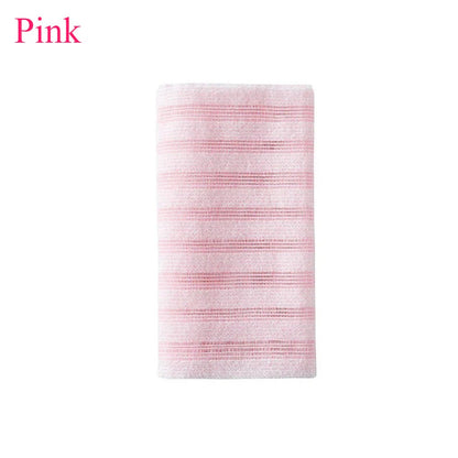 Japanese Rubbing Washcloth Nylon Bath Towel Brush Exfoliating Scrubber Shower Sponge for Back Cleaning Care Bathroom Accessories