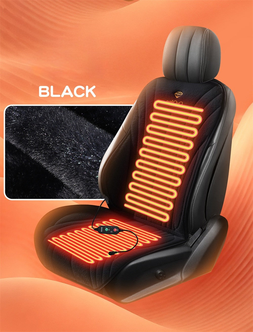 Car Seat Heating 12V Car Seat Cushion Heated Car Seats Protective Cover Winter Seat Heater