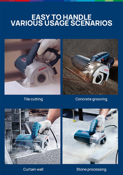 Máquina de corte para mármore BOSCH GDC 145, ranhuradora, 1450 watts, para corte multifuncional de pedra, azulejo e concreto