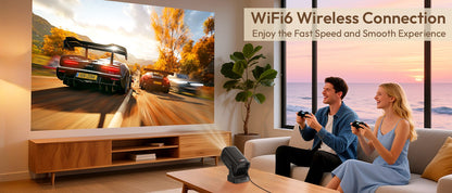 Projetor XGODY 4K HD 300ANSI Cinema Bluetooth WiFi 1080P Android Home Theater Inteligente