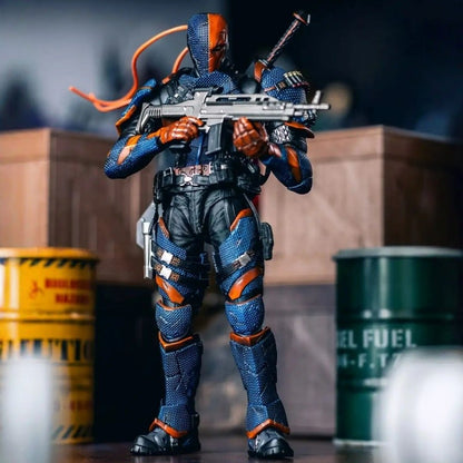 In Stock 1/12 Upfinegures Lpzz Deathstroke Arkham Knight Game Peripherals DC002 Anime Action Figure Model Toy Collectibles Gift