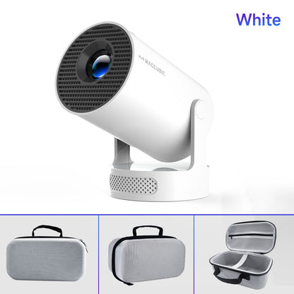 Projetor Magcubic 8K HY300 Pro+ com alto-falante embutido de 5W, 1280*720P, Android 14, 8000 Lumens, Wifi6, BT5.4, Portátil para uso Externo
