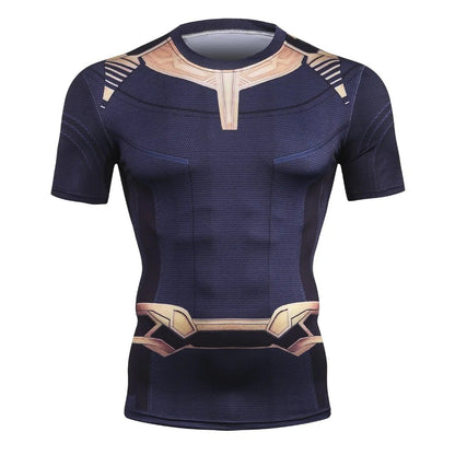 panther Summer Comics 3D Printed T Shirt Men Compression Fashion Short Sleeve Men T Shirt Tops Tees For Cosplay Costume