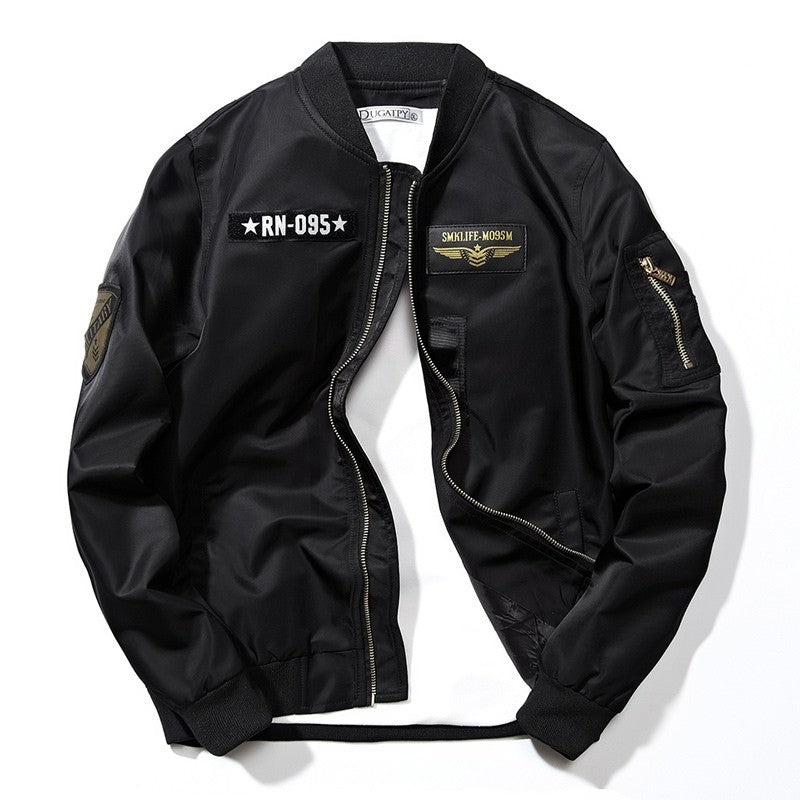 DIMUSI Men's Bomber Jackets Casual Male Outwear Windbreaker Coats Fashion Hip Hop Men Sports Pilot Baseball Jackets Clothing