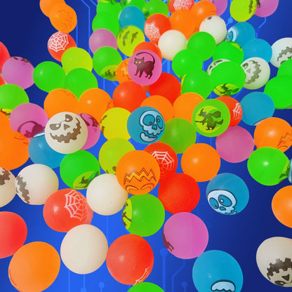 10-50Pcs Halloween Theme Party Outdoor Flexible Ball for Halloween Christmas Carnival Kindergarten School Gift Prize Filler Pack