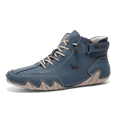 Leather Casual Shoes Sneakers for Men Fashion Outdoor Walking Loafers Shoes Comfortable Footwear Luxury Man Boots 2024 New In