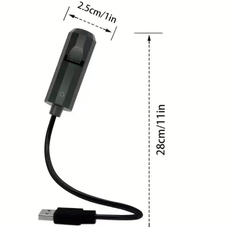 LED USB Projector Light 3/4pcs Projection Patterns- Adjustable USB Night Light for Christmas Festival Decorations
