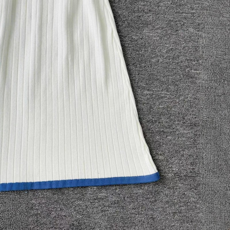 2025 Women's Knitted Dress Chic V-Neck Knit Dress for Women - Elegant Slim Fit Office to Weekend Style Fall Winter Sweater Dress